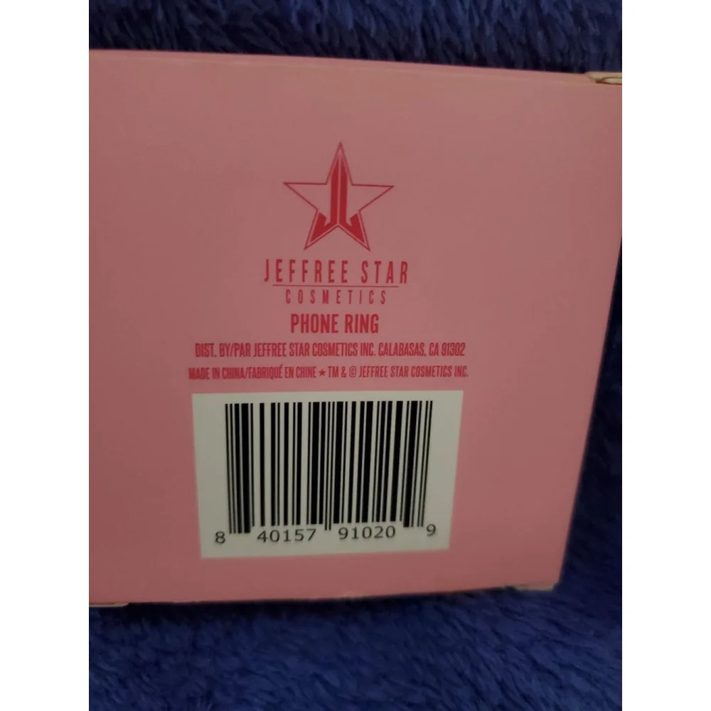 Just Jeffree Star Supreme Gloss Cosmetics and Star Phone Ring Pink Bundle